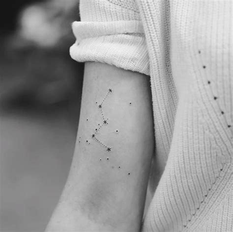 30 Cosmic Constellation Tattoos Straight From The Sky - TattooBlend