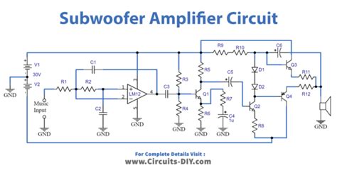 Subwoofer Amplifier Circuit – High Power