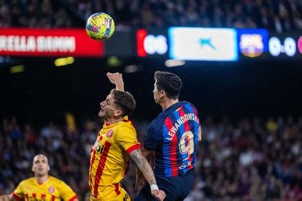 Robert Lewandowski Fc Barcelona Action During Editorial Stock Photo ...