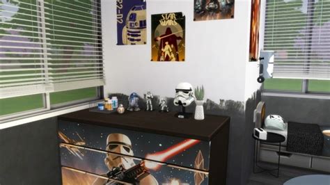 STAR WARS BEDROOM at MODELSIMS4 » Sims 4 Updates