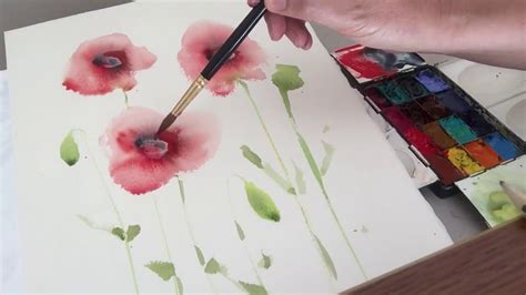 Watercolor Painting Flowers Youtube / Watercolor Cherry Blossom Flowers ...