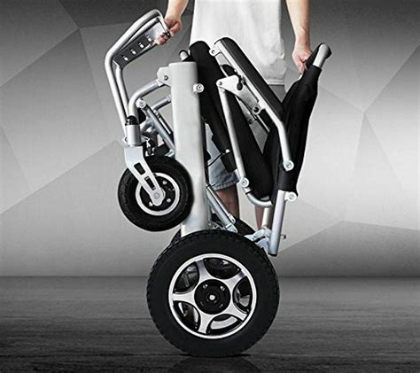 Foldable Electric Wheelchair For Adults Lightweight Power Wheel Chair ...