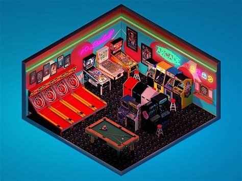 Check out this @Behance project: “Arcade Room” https://www.behance.net/gallery/41526007/Arcade ...