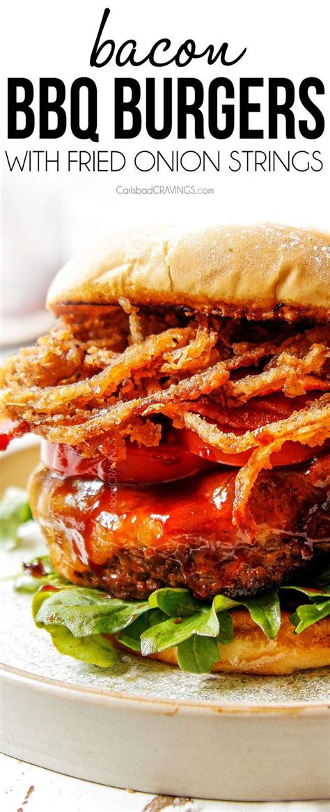 BBQ Burgers | Bbq burger recipes, Bbq burgers, Bbq bacon