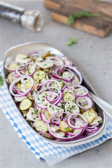 Sausage Salad (Bavarian Wurstsalat) Authentic Recipe