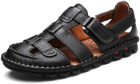 Handgemachte Männer Sandalen Leder Soft Breathable Keine rutschfeste ...