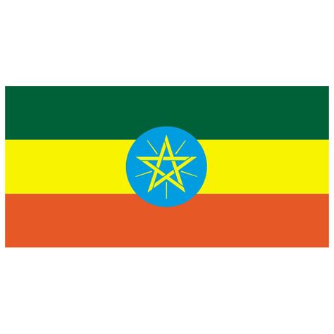 Ethiopian flag .eps Royalty Free Stock SVG Vector