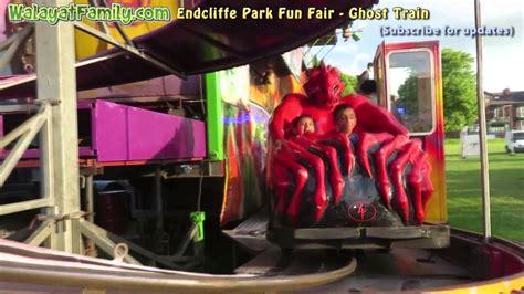 Ghost Train Ride at Endcliffe Park Fun Fair - Sheffield UK - Things to do - YouTube