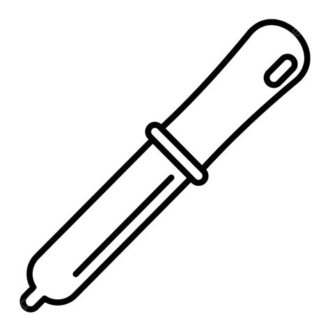 Pipette Lab Vector Hd PNG Images, Lab Pipette Icon Outline Vector ...