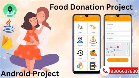 Complete Food Donation Application with Source Code | Android Project with Source Code - YouTube