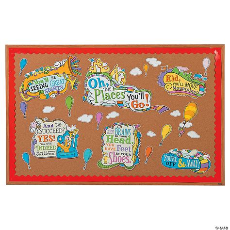 Dr. Seuss™ Oh, the Places You'll Go Bulletin Board Set - 27 Pc ...