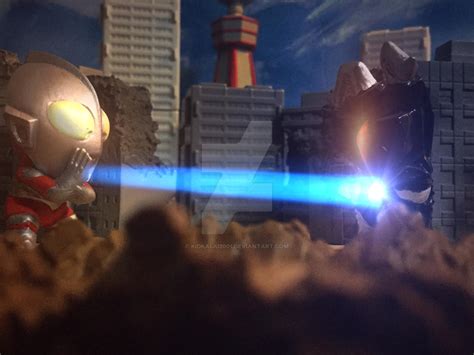 Ultraman vs zetton by Kidkaiju2001 on DeviantArt