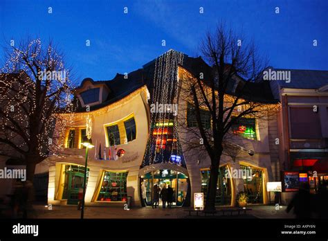 Crooked House (Krzywy Domek), Sopot, Poland Stock Photo - Alamy