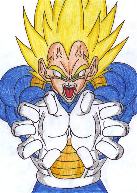 Vegeta Final Flash by gokua on DeviantArt