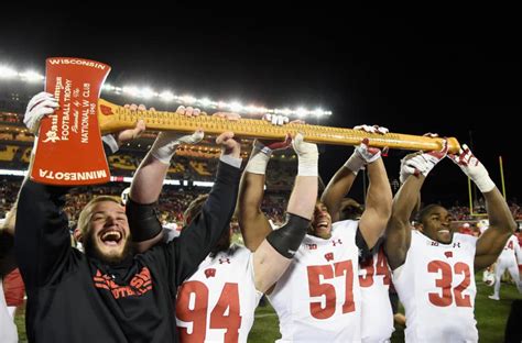 Wisconsin has held Paul Bunyan's Axe since 2004, but that doesn't mean ...