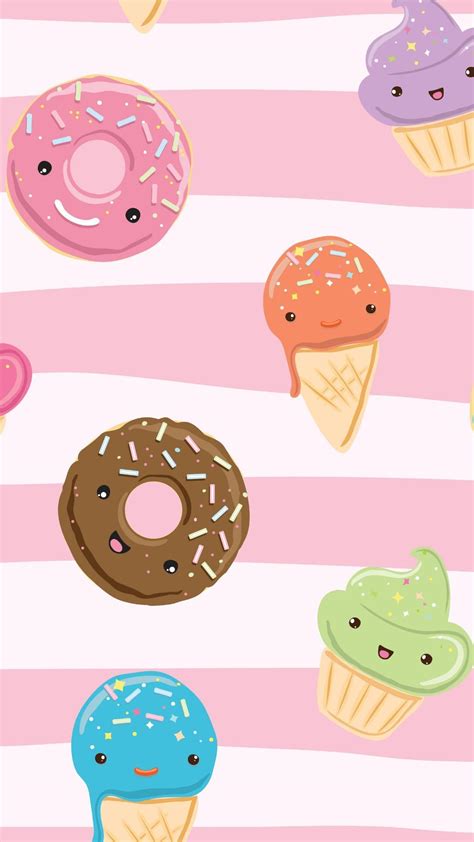 Kawaii Food Wallpapers on WallpaperDog