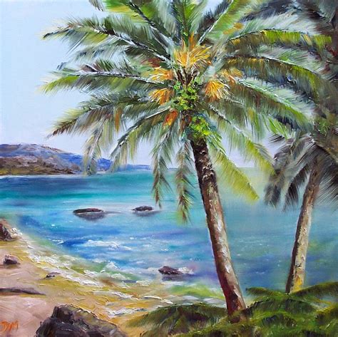 Donna Munsch Fine Art: Original Oil Paintings Palm Trees for Mother's Day