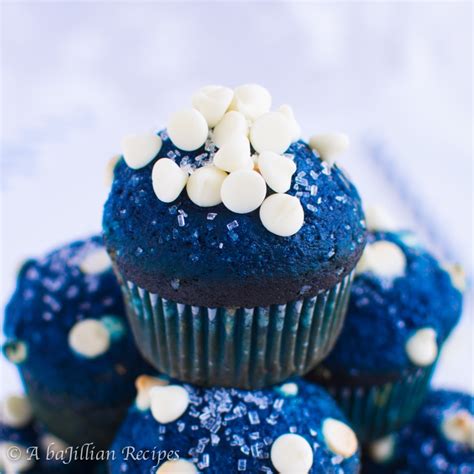 Blue Velvet Muffins - A baJillian Recipes