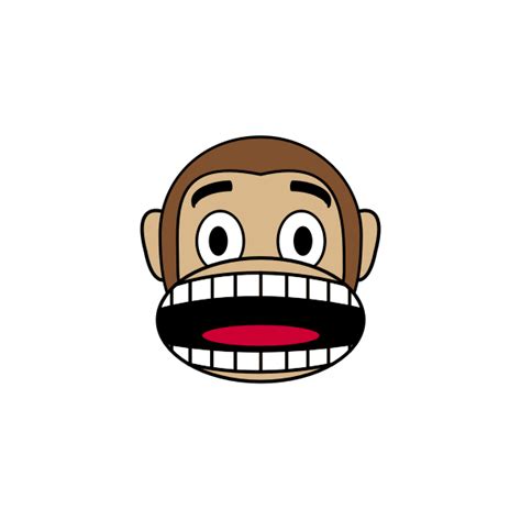 Scared monkey | Free SVG