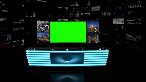 Virtual TV Studio Background - green screen | Virtual studio, Studio ...