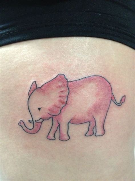 #tattoo #pink #elephant