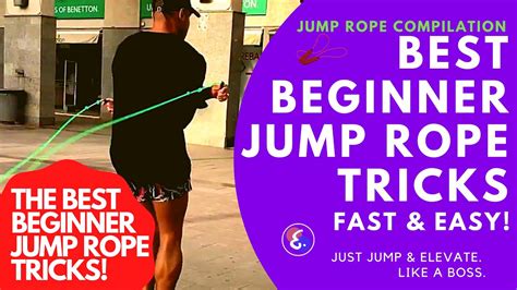 BEST BEGINNER JUMP ROPE TRICKS: TOP 5 MUST HAVE TRICKS - YouTube