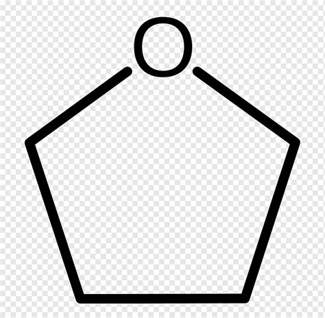 Eter Cycloalkane Cyclopentane Chemistry Pelarut dalam reaksi kimia, Tetrahydrofuran, sudut ...