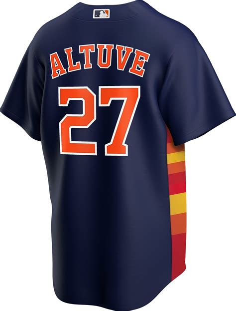 Nike Men's Houston Astros Jose Altuve Official Replica BP Jersey | Academy