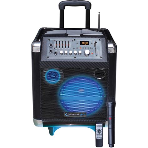 Technical Pro WASP850LBT 8'' Portable PA System WASP850LBT B&H