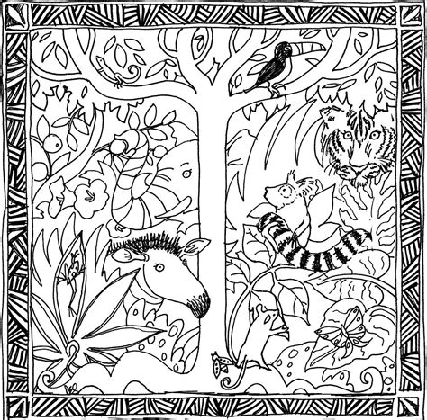 Free Rainforest Coloring Pages at GetColorings.com | Free printable colorings pages to print and ...