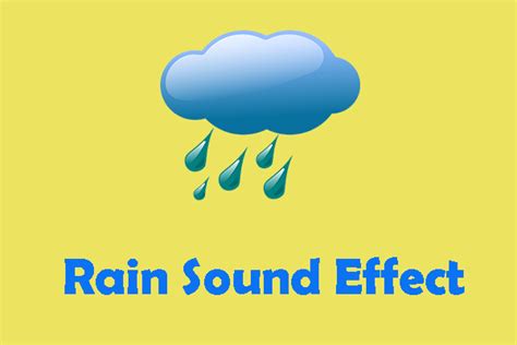 The Best 6 Places to Download Rain Sound Effects - MiniTool MovieMaker