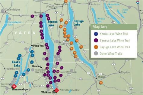 Finger Lakes Wine Tour Map | Finger Lakes Wineries Map | references | Pinterest | Lakes