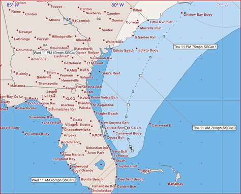 …Tropical Storm Arthur Offshore of the Central Florida Atlantic Coast ...