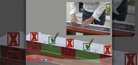 How to Install inside mount vertical aluminum blinds « Interior Design ...