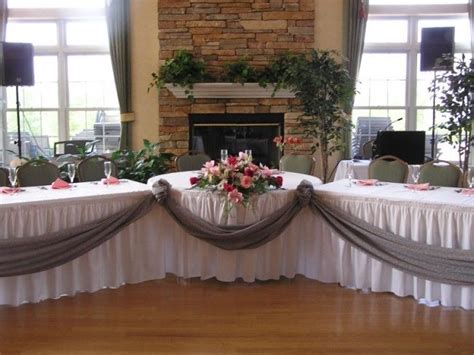 Bridal Table Simple Wedding Reception Table Decorations Ideas ...