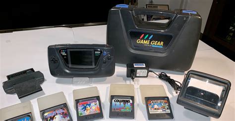 1 Sega GAME GEAR - Console with games (5) - Asciiware Carry - Catawiki