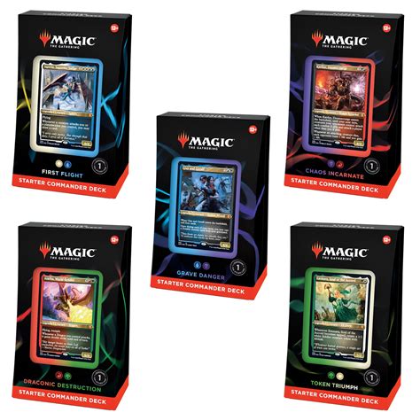 Magic: The Gathering Starter Commander Deck Bundle â€“ Includes all 5 Decks