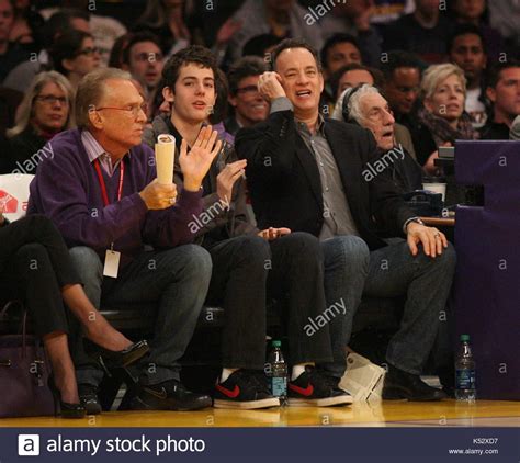 Tom Hanks and Truman Hanks. Tom Hanks and Truman Hanks out for a good Stock Photo, Royalty Free ...