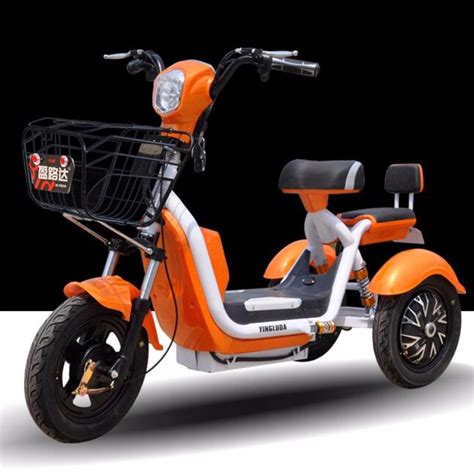 (Lowest Price) Electric Scooter three wheels (two seats with remote alarm )/ E Scooter/ Electric ...