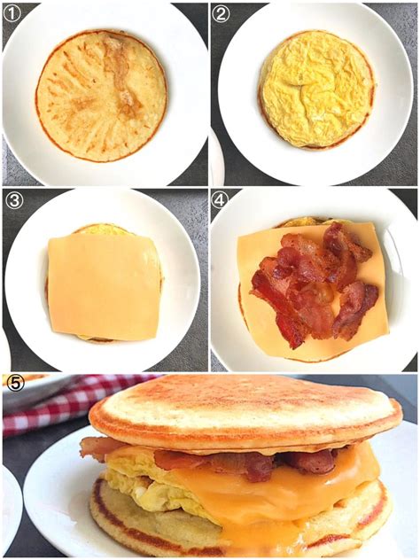 Bacon-Egg & Cheese McGriddle | Copy Cat Recipe - My Diaspora Kitchen