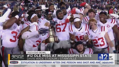 No. 12 Ole Miss wins 2023 Egg Bowl