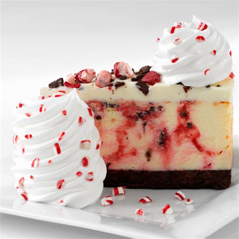 Cheesecake Factory White Chocolate Peppermint Bark Cheesecake