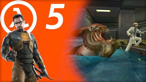 Waterlogged Labs & Factory | Let's Play: Half-Life (First time Playthrough) - Episode 5 - YouTube