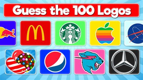 Guess the Logo Quiz | Can You Guess the 100 Logos? - YouTube