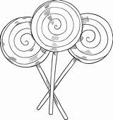 Lollipop Printable Coloring Page  Free Pages For Kids sketch template