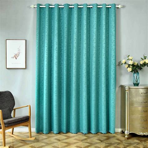 teal blackout curtains