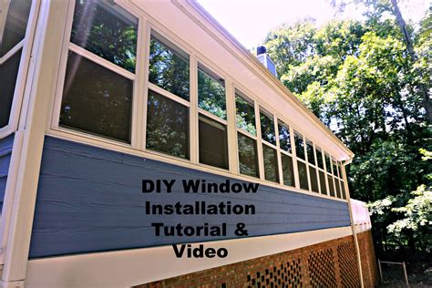 DIY Window Installation tutorial | Window installation, Diy window ...