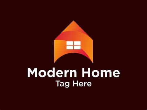 Modern Home Logo Design | Home logo, Logo design, Modern house