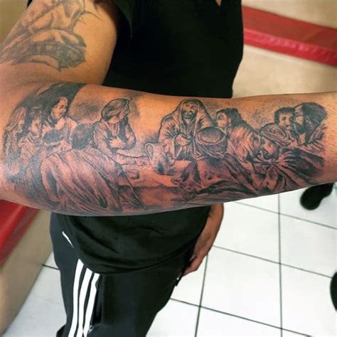 40 Last Supper Tattoo Designs For Men - Christian Ink Ideas