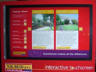Interactive Touch Screen - NR Reid Real Estate, Glen Waver… | Flickr